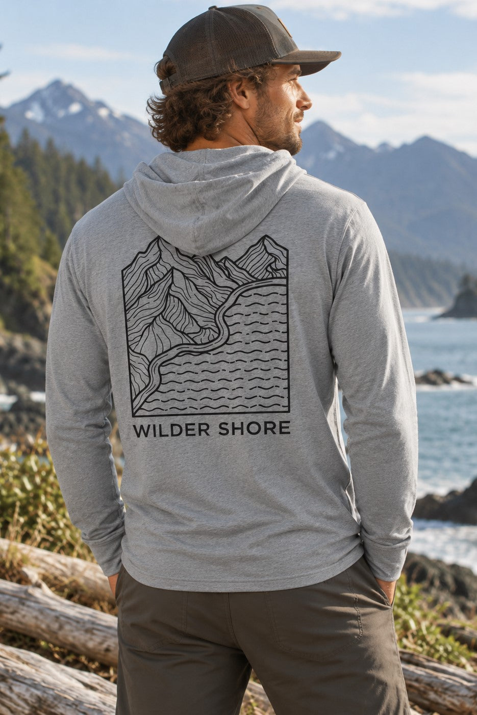 Topo Shore Light Hoodie