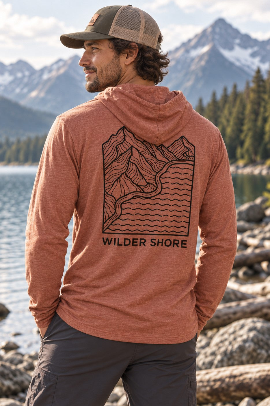 Topo Shore Light Hoodie
