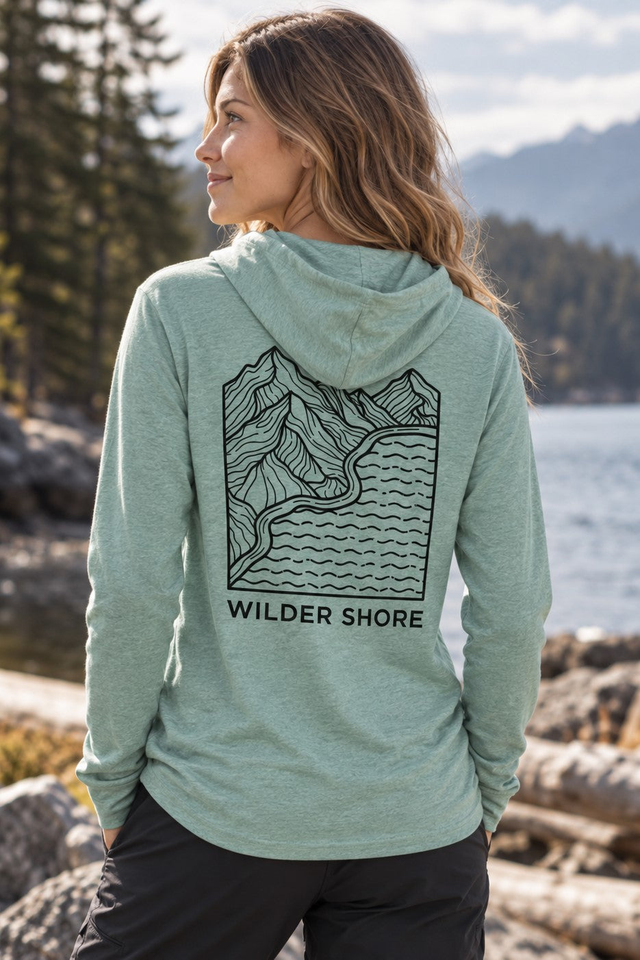 Topo Shore Light Hoodie