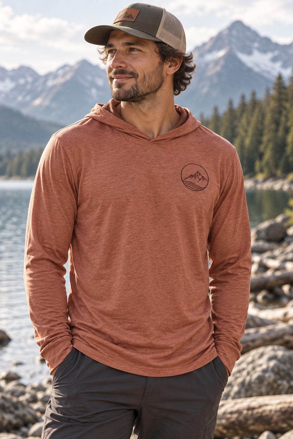 Topo Shore Light Hoodie