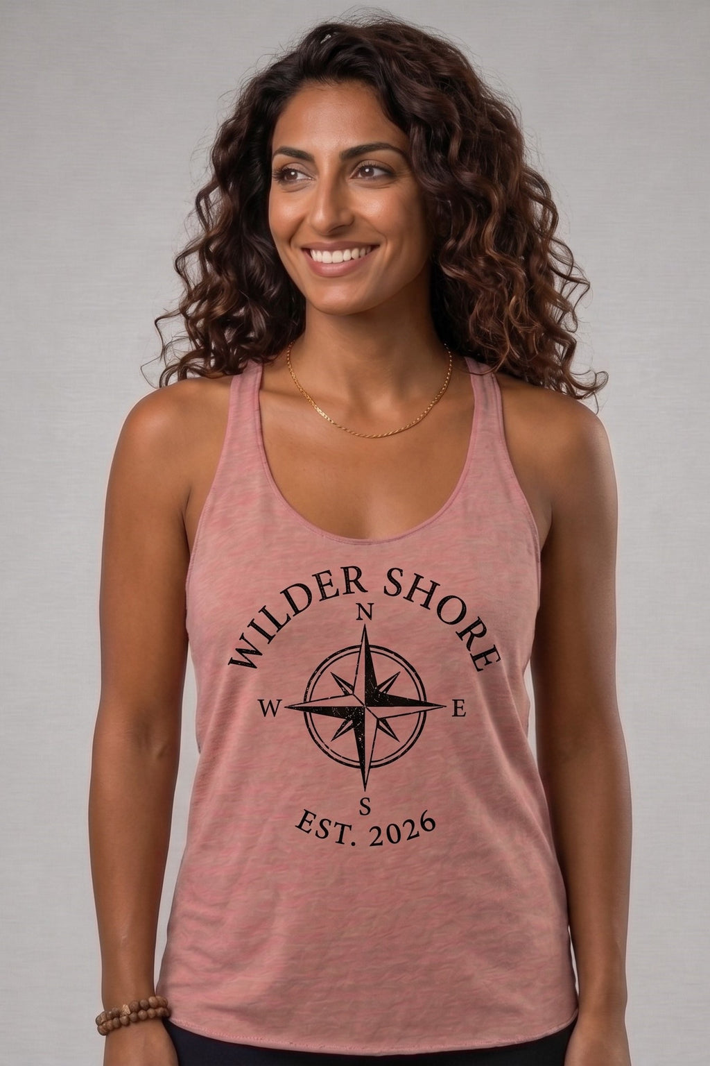 Nautical Compass Racerback Tank